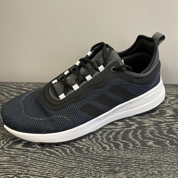 Adidas fukasa run women's running shoes size 9.5 black white athletic sneakers - Picture 9 of 16